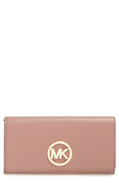 michael kors fulton wallet dusty rose|Dusty Rose Michael Kors for sale .